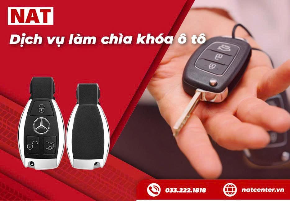 Làm chìa khóa ô tô tại NAT Center