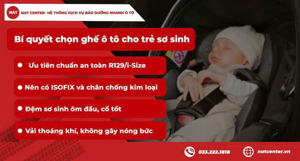 Bí quyết chọn ghế phù hợp cho trẻ sơ sinh - NAT Center