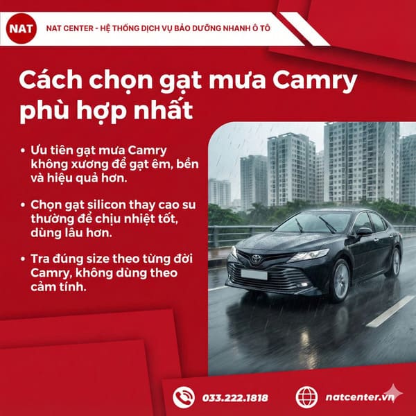 Gạt mưa Toyota Camry 