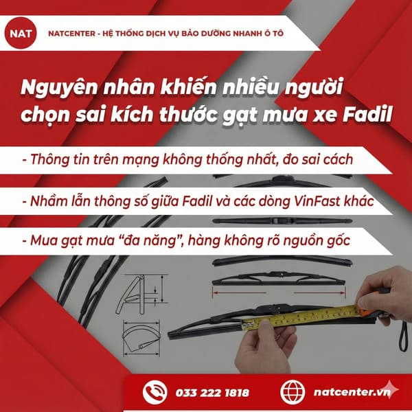 Gạt mưa cho xe Vinfast Fadil 