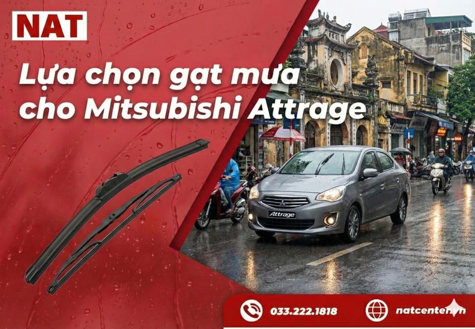 Gạt mưa Mitsubishi Attrage
