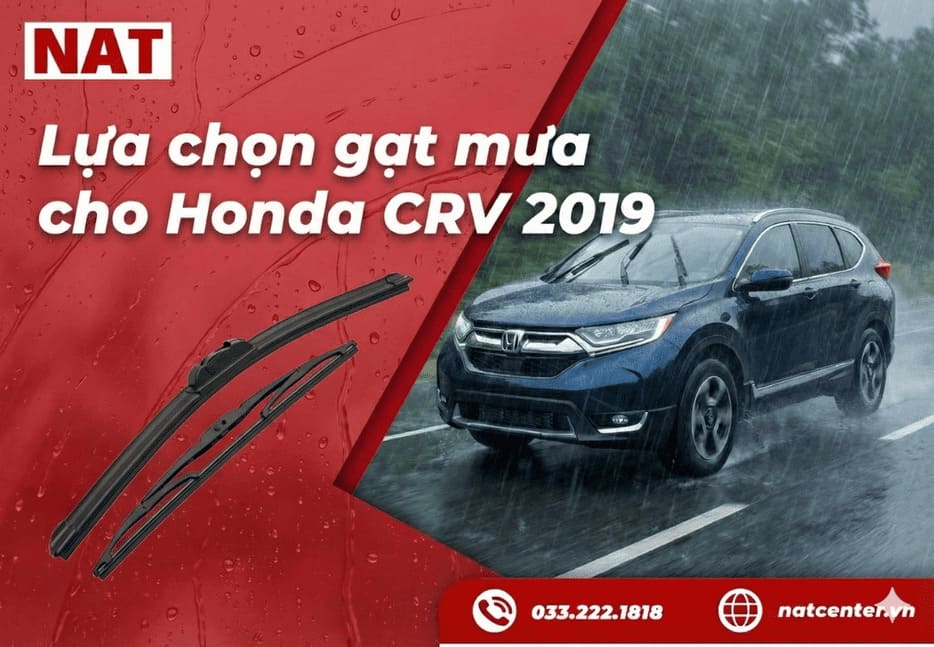 Gạt mưa cho Honda CRV 2019