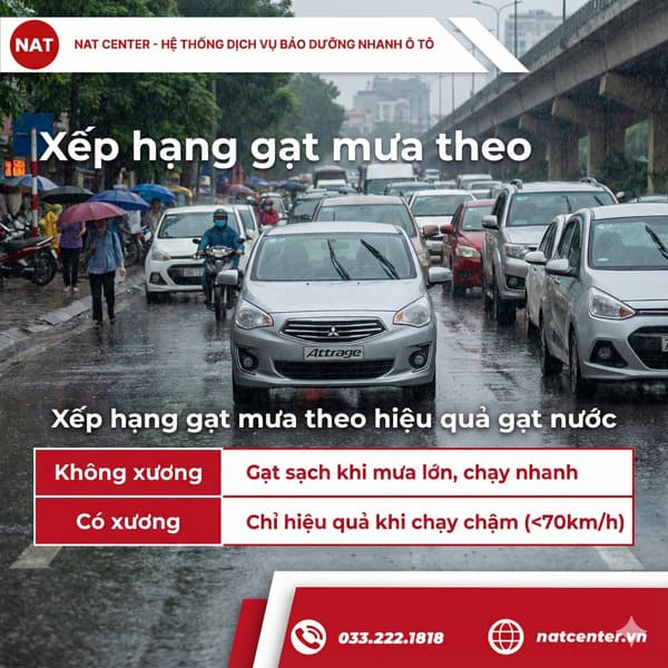 Gạt mưa Mitsubishi Attrage
