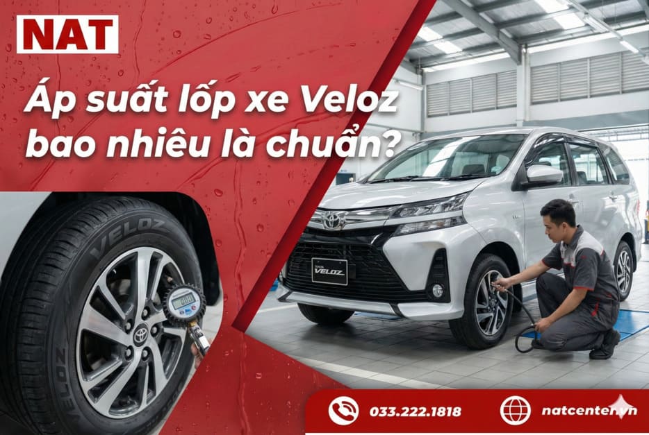 Áp suất lốp xe Veloz bao nhiêu là đúng?