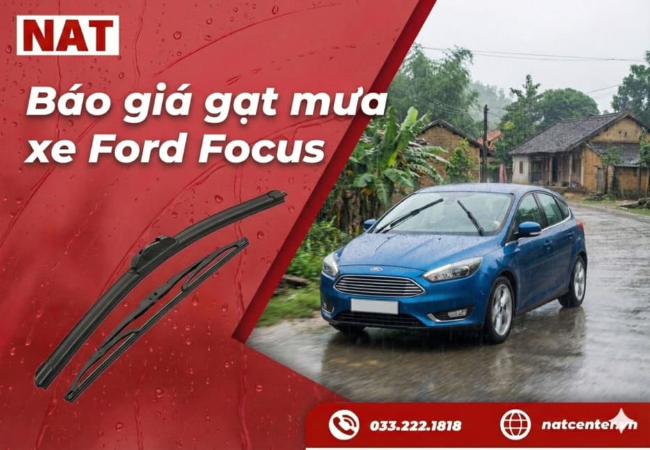 Báo giá gạt mưa cho xe Ford Focus