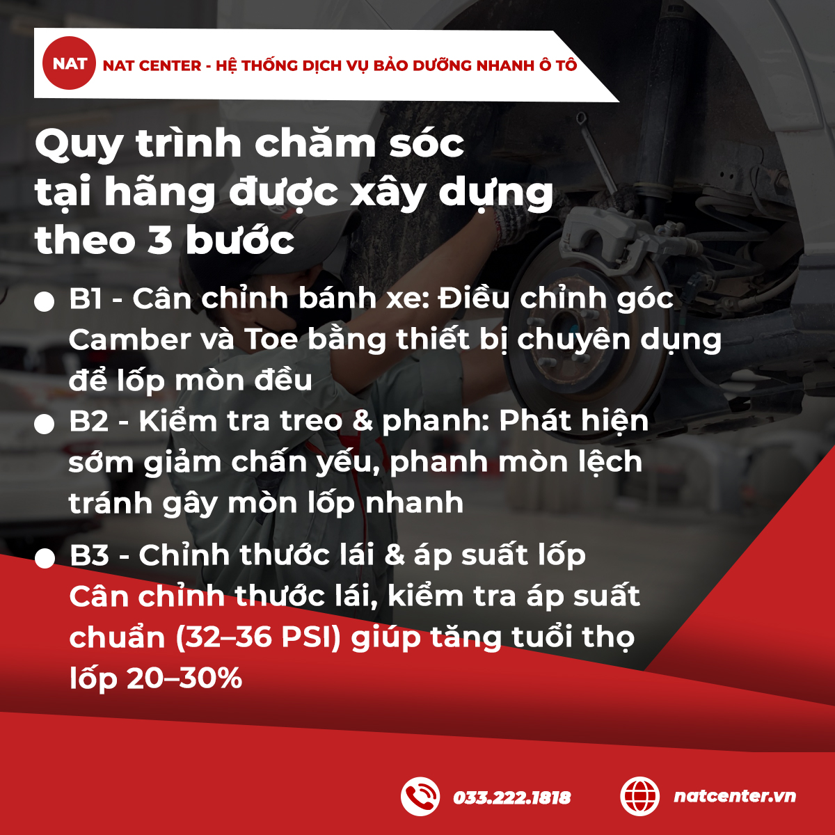 Quy trình chăm sóc xe Innova