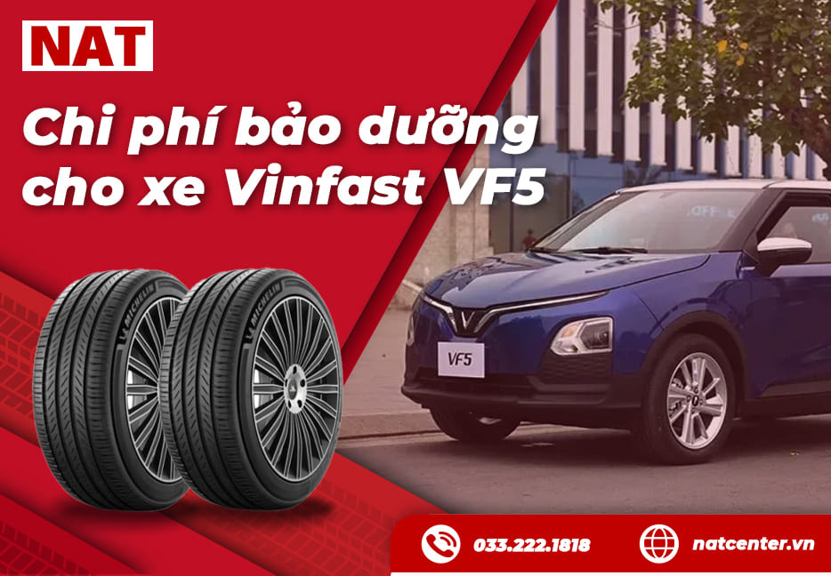 Chi phí bảo dưỡng VF5 theo NAT Center