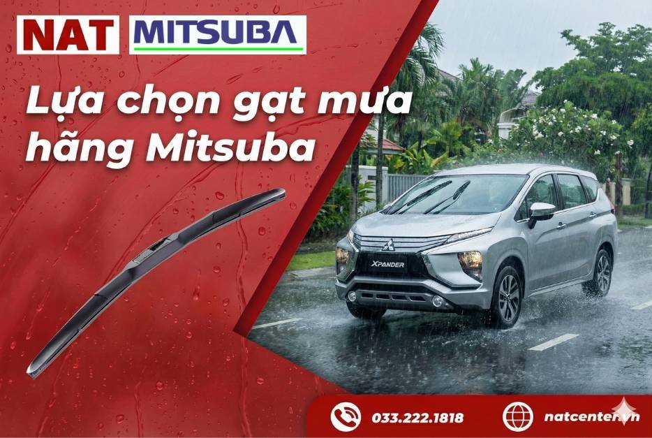 Cách chọn gạt mưa Mitsuba đúng chuẩn 