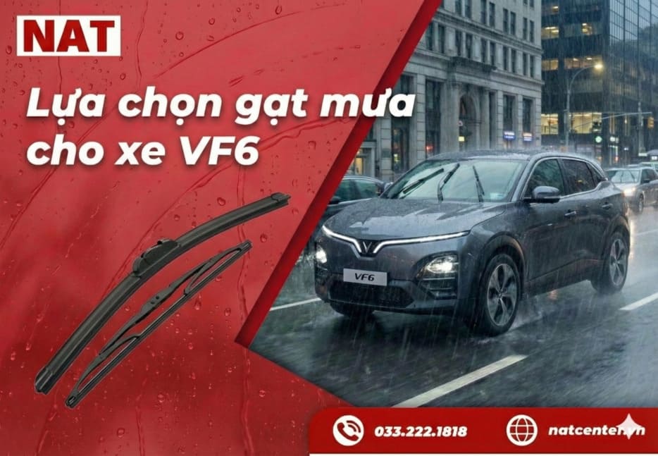 Cách chọn gạt mưa VF6 chuẩn