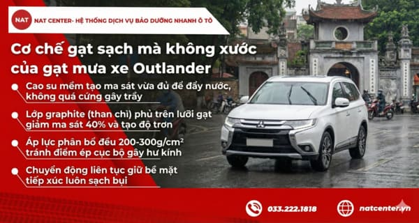 Những cơ chế gạt mưa Outlander