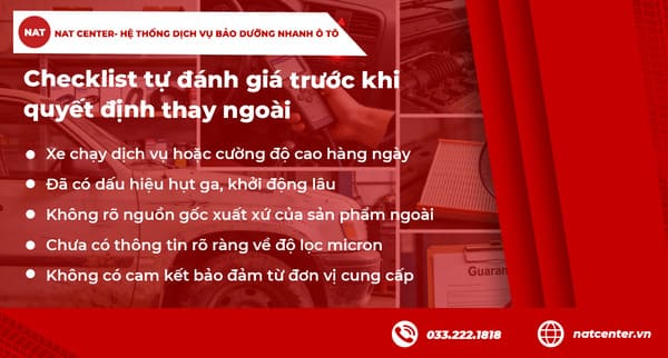 Đánh giá thay lọc xăng Xpander 