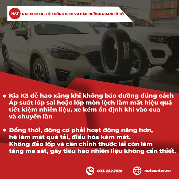 Những dấu hiệu bảo dưỡng Kia K3 không đúng cách