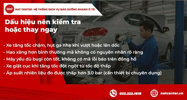 Dấu hiệu lọc xăng Attrage cần kiểm tra 