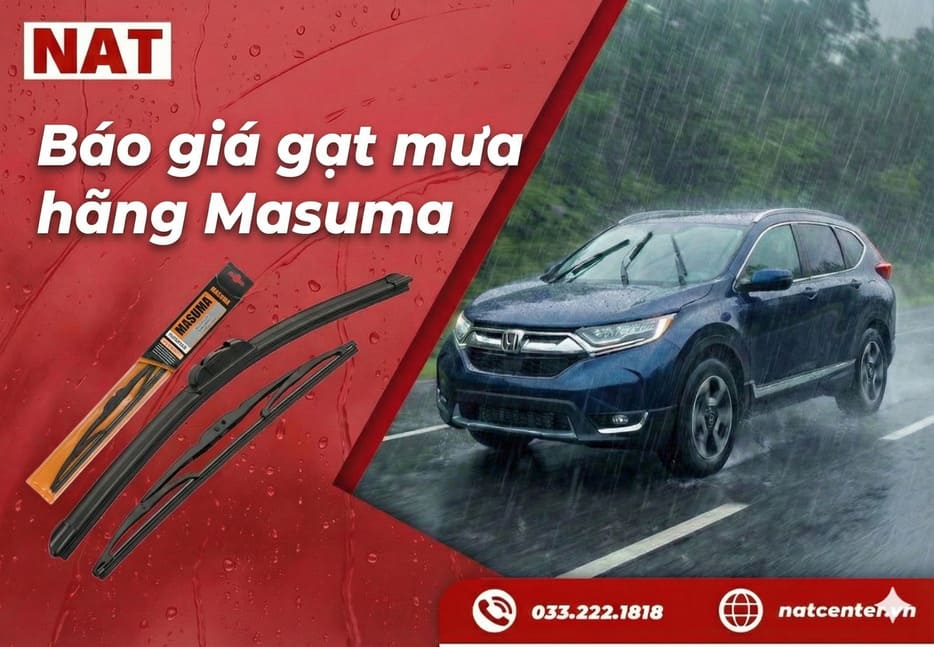 Lựa chọn gạt mưa Masuma 
