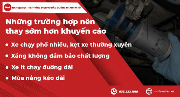 Khuyến cáo lọc xăng Vinfast Fadil cần thay 