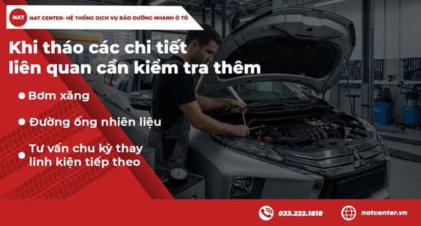 Kiểm tra lọc xăng Ecosport chi tiết 