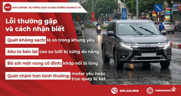 Những lỗi thường gặp và nhận biết