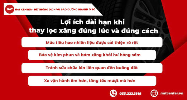 Lợi ích lọc xăng Mazda CX5 được thay đúng cách 