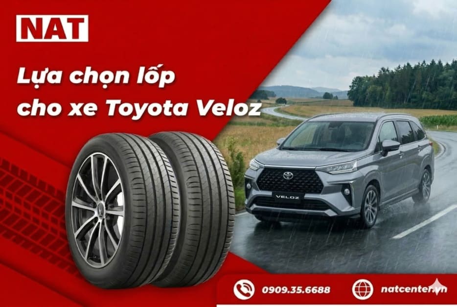 Chọn lốp xe Veloz Toyota
