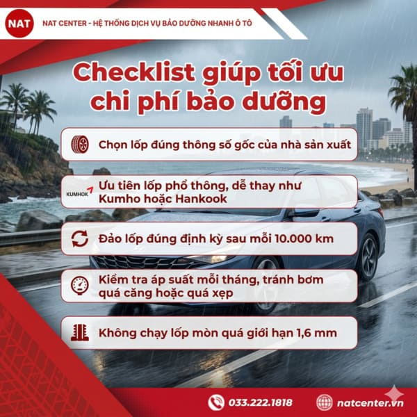 Checklist chi phí bảo dưỡng Elantra tối ưu nhất