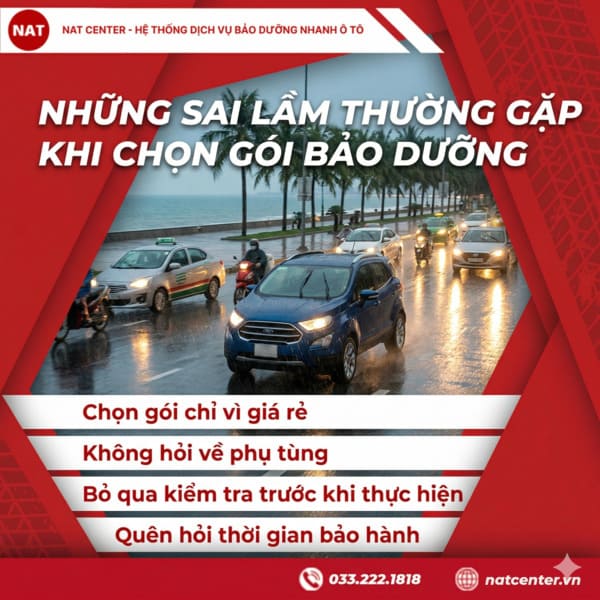 Sai lầm bảo dưỡng xe ford Ecosport thường gặp