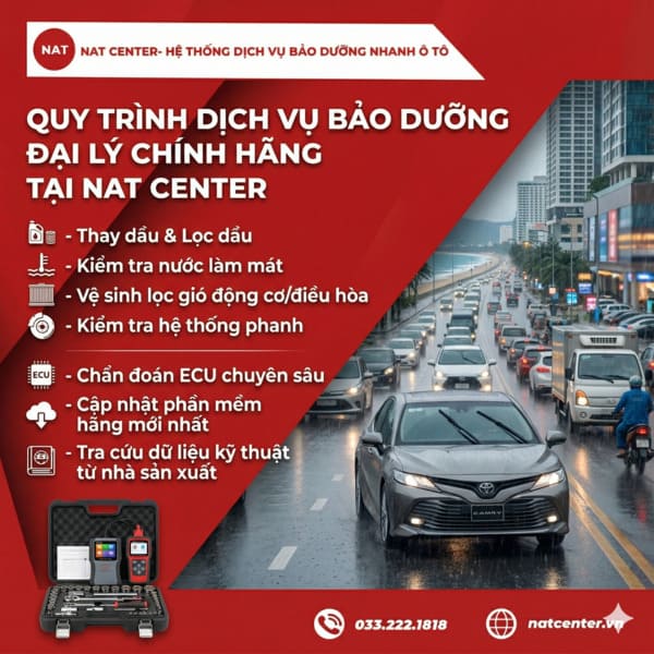 Những quy trình dịch vụ bảo dưỡng chính hãng