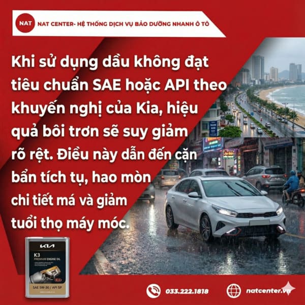 Tác hại khi dùng dầu không đạt chuẩn