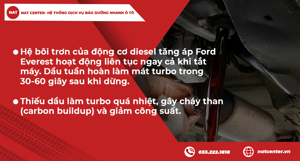 Thay nhớt đúng chuẩn để bảo vệ turbo theo NAT Center