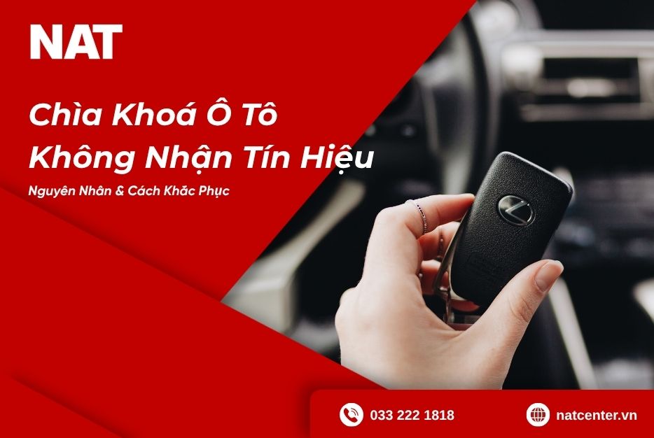 chìa khoá ô tô không nhận tín hiệu