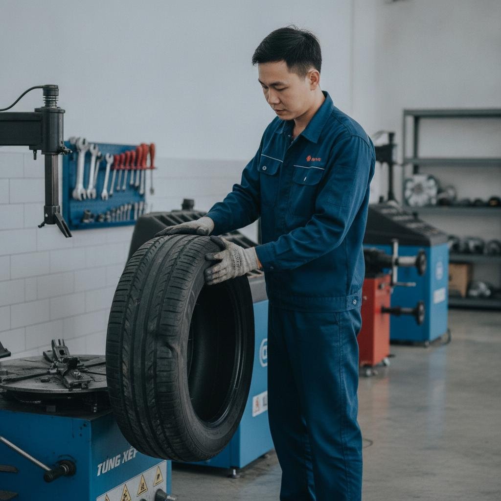 lốp xe ô tô bị phồng - image 2