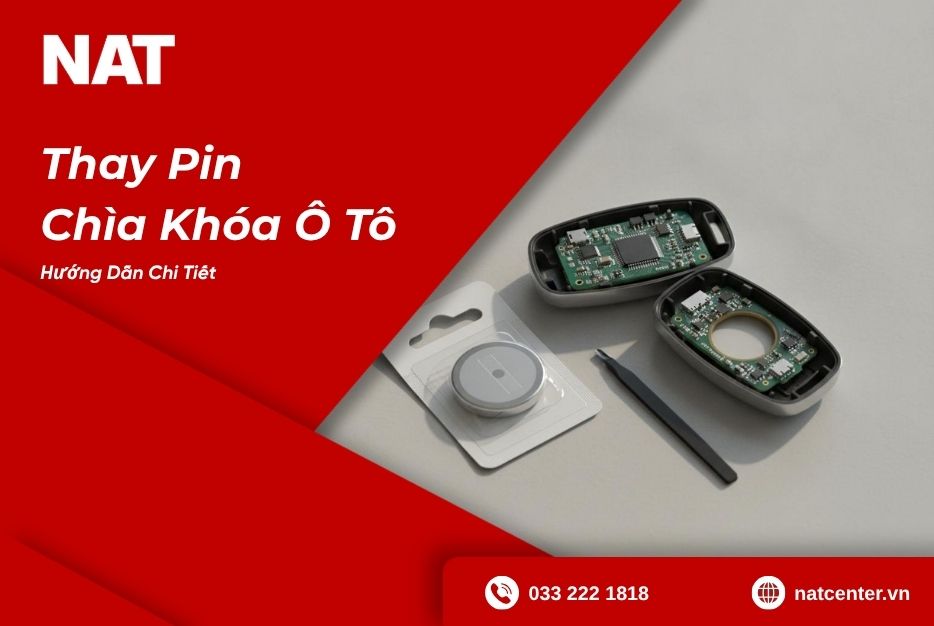 thay pin chìa khóa ô tô